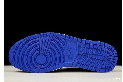 MENS BLACK ROYAL-WHITE 716371-040 RETRO “FRAGMENT” SPORT AIR 1 JORDAN 1202